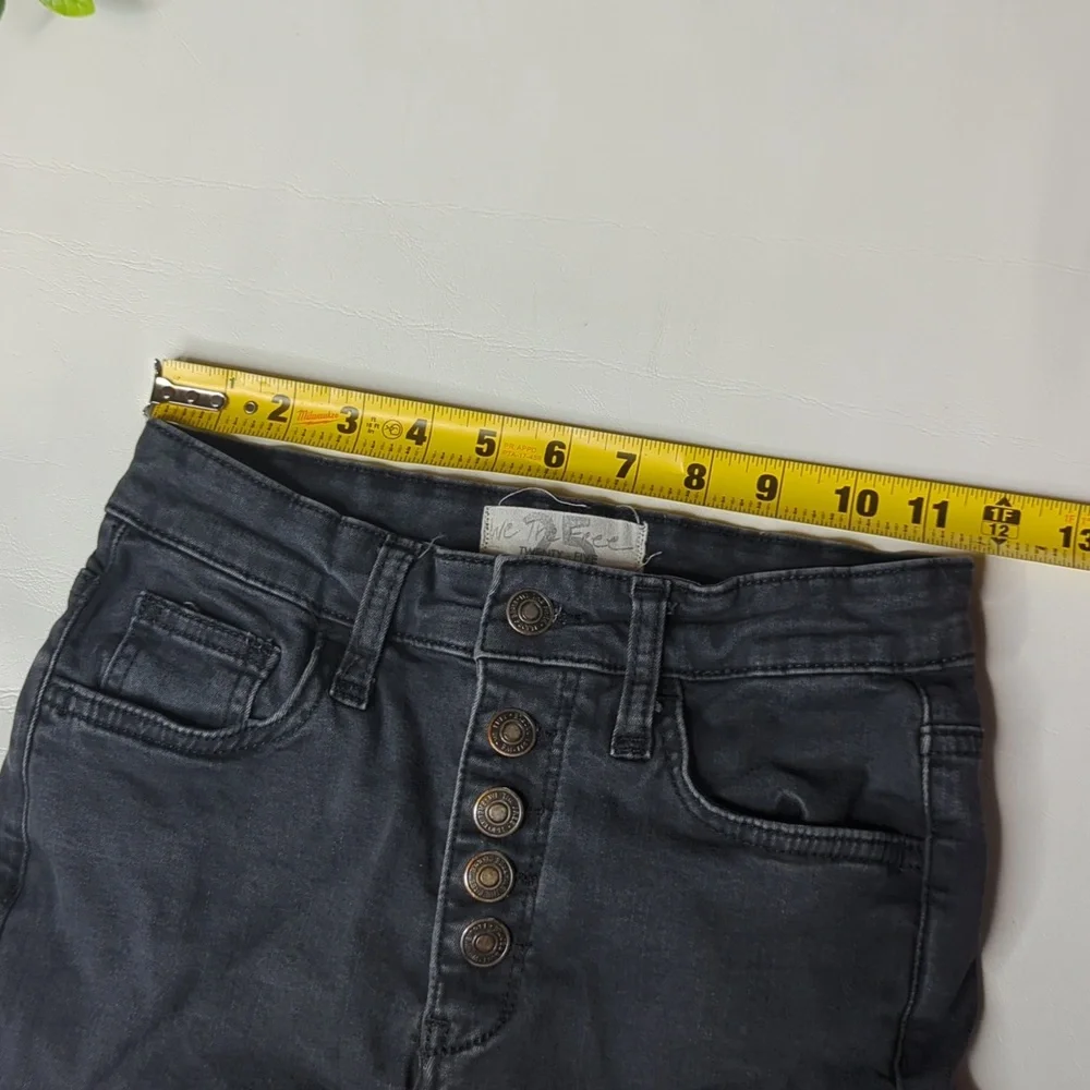 Free People We The Free Sabrina High Rise Distressed Super Skinny Jeans …